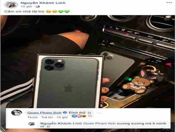 Bùi Tiến Dũng chơi lớn sắm iPhone 11 Pro Max tặng vợ