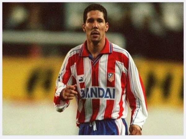 Simeone trong màu áo CLB Atlético Madrid