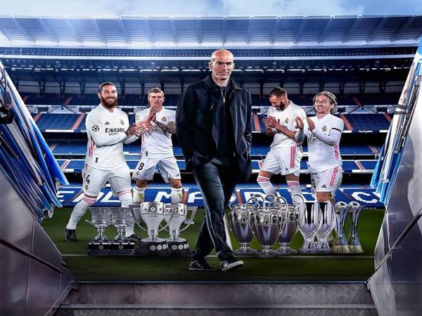 Thành tích huấn luyện viên Zidane khi dẫn dắt Real Madrid