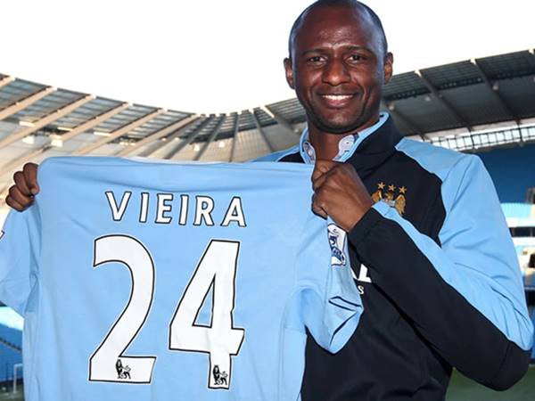 Patrick Vieira số áo bao nhiêu ở AC Milan, Arsenal